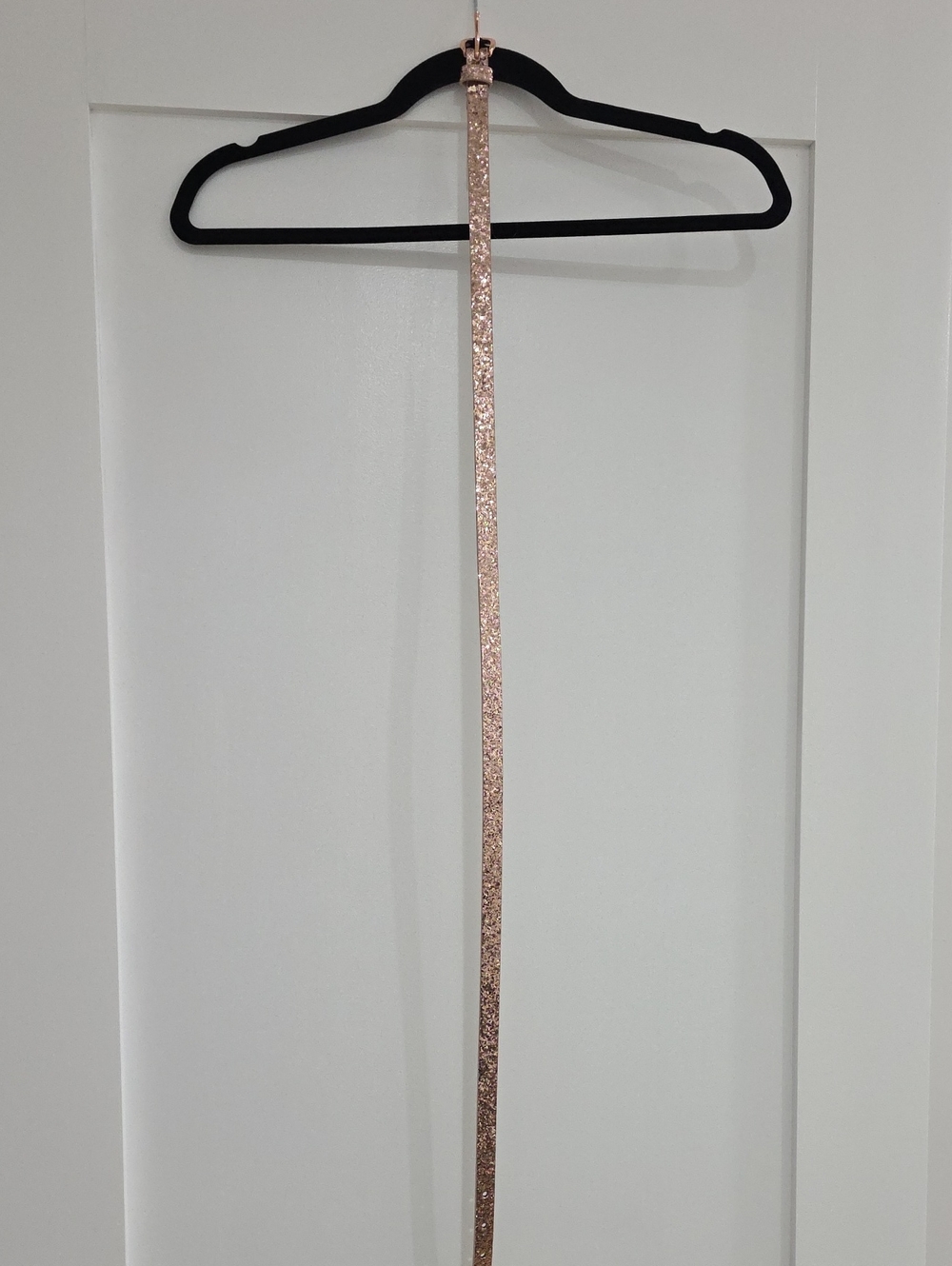 Rose Gold Glitter Belt, Size L